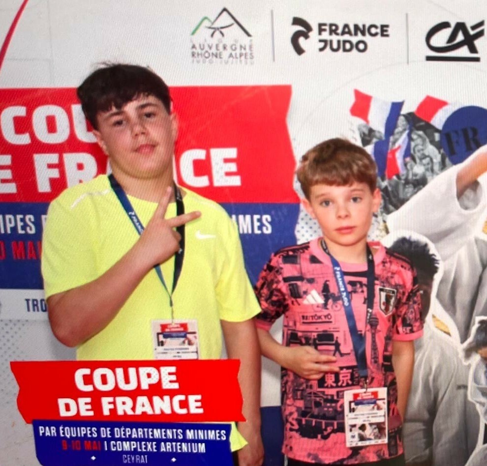 Résultats Coupe de France Minimes par équipes de départements Ceyrat 9 mai 2026