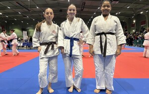 Elia Brugirard Fourcade (-40kg), Morgane Da Silva (-48kg) et Lylia Dahan (+70kg)