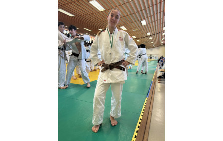 Elia Brugirard Fourcade : 2ème en -44kg et obtention de la ceinture noire